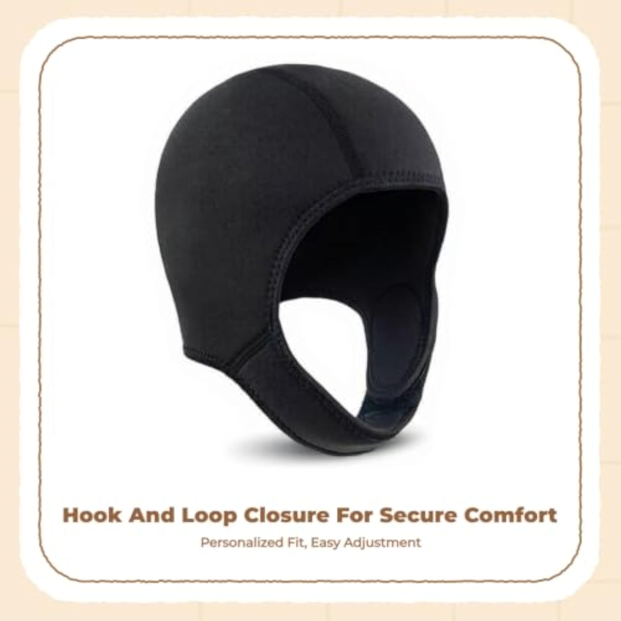 3mm Neoprene Wetsuit Cap, Thermal Aquatic Hat